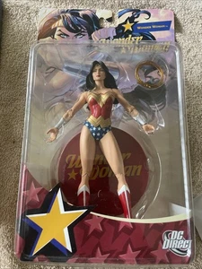2007 Terry Dodson DC Direct Comics Universe Toys Wonder Woman 7" Action Fig RARO - Foto 1 di 8
