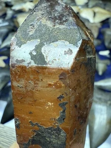 126g Piuma Rossa Laghi Cristallo Città Ematite Quarzo Colorado Naturale Raro - Foto 1 di 7