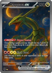 Carta Pokemon Rayquaza Ozone Non Holo VMAX EX GX ACG V Star personalizzata - Foto 1 di 4