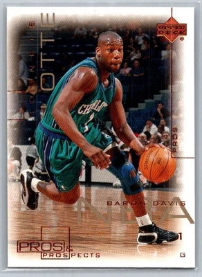 2000-01 Upper Deck Pros & Prospects Baloncesto #7 Baron Davis - En muy buen estado - Hornets Foto 1 de 2
