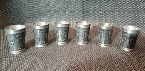 SKS Zinn 95% Becher 2 Motive 6 Stück - Bild 1 von 9