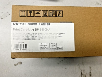 Ricoh SP 3500XA Toner Cartridge, 6400 Pages Yield, Black - Imagem 1 de 2