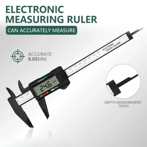 6" Micrometer Digital Measuring Tool Caliper Vernier Gauge Metric 150mm 6-inch - Picture 1 of 13