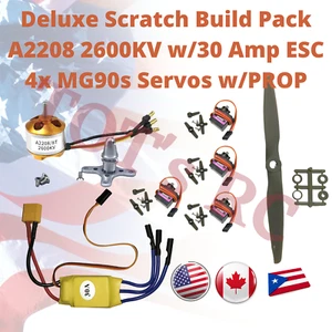 A2208 1800kv 2600kv | 30A ESC 3s ESC | MG90s Mini Servos 6x4 KIT oggetti di scena - Foto 1 di 12