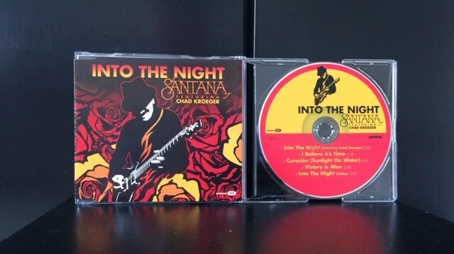 Santana feat Chad Kroeger - Into The Night 4 Track CD Single Incl Video - Image 1 of 1