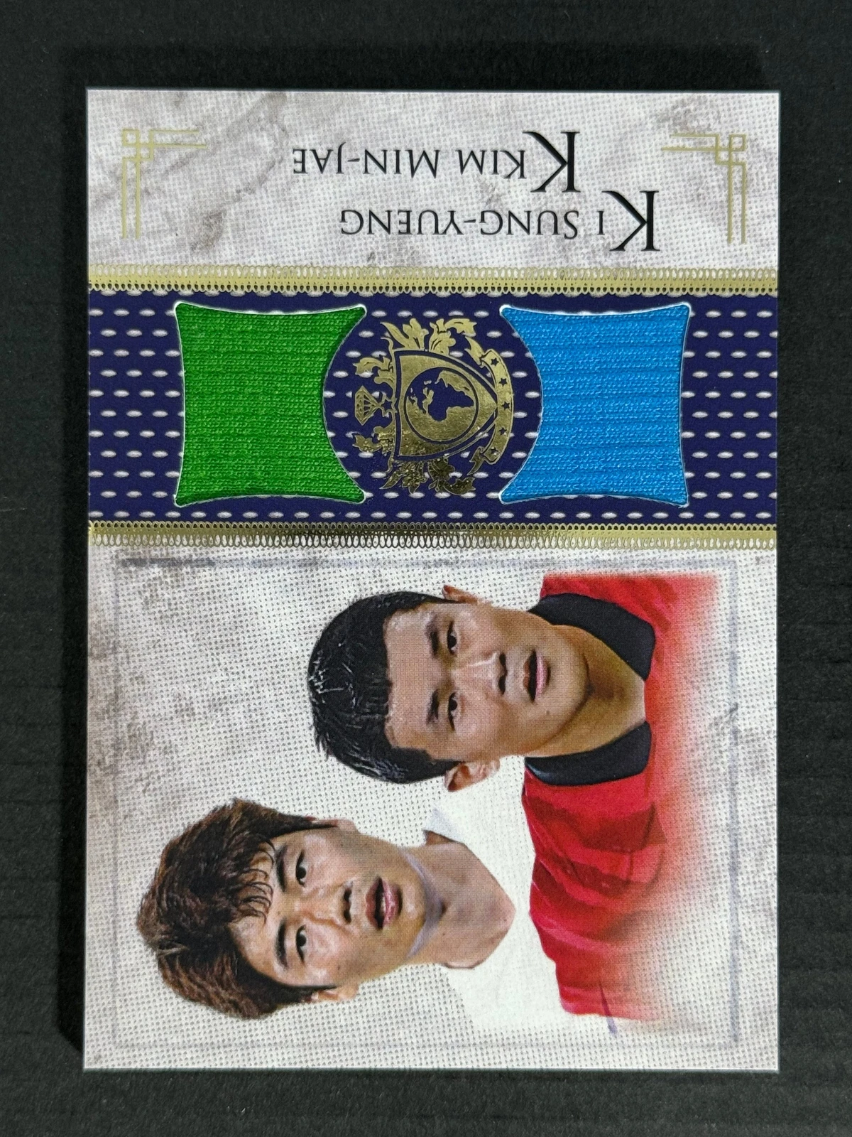2024 Futera Unique Nostalgia Game Worn Unique Duos Ki Sung-Yueng Kim Min-Jae /19