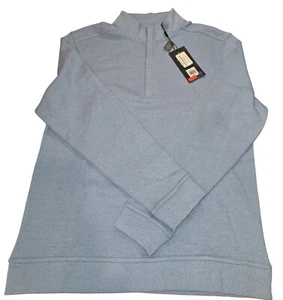 Sudadera Pullover Walyer Hagen Para Hombres Peso Medio 1/4 Cremallera Azul Brezo Talla S - Imagen 1 de 9