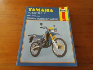 Haynes Manual Yamaha RD & DT125 LC 123cc. 1982-1987 - Picture 1 of 5