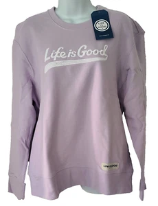 Life Is Good LS Simply True Sudadera Polar Bordada BALLYARD 44 pulgadas Para Mujer M - Imagen 1 de 10