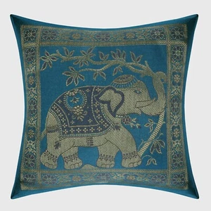 Elephant Brocade Pillow Case Cover Indien Bedding Sofa Cushion Cover Throw 12" - Picture 1 of 3