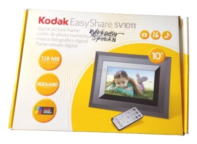 Kodak EasyShare SV1011 10" Digital Picture Frame, Working Condition, Remote Inc - Image 1 of 4