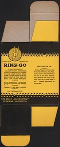 Vintage box RING GO Spokane Washington winged foot logo new old stock n-mint - Picture 1 of 2