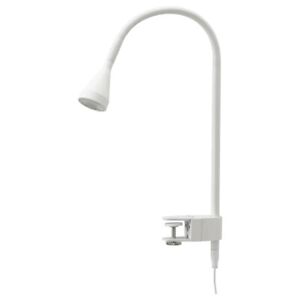 Ikea NÄVLINGE LED Table Clamp Wall Mount White Lamp Navlinge Light