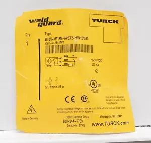 NUEVO Sensor inductivo Turck con revestimiento protector de soldadura BI8U-MT18M-AP6X2-H1141/S1589 - Imagen 1 de 8