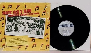 HOT AS I AM Western Swing 1935-1941 LP VG+ Plays Well 1981 Rambler 105 Vinyl - Imagen 1 de 3