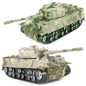 Battery Operated Remote Control Military Battle Tank Toy With Lights and Sounds