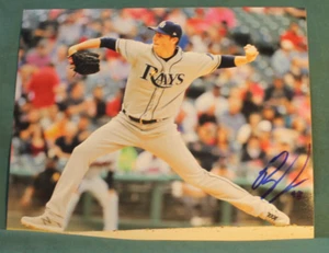 YARBROUGH, RYAN 2018-2022. FOTO DE BÉISBOL FIRMADA POR TAMPA BAY RAYS - Imagen 1 de 1