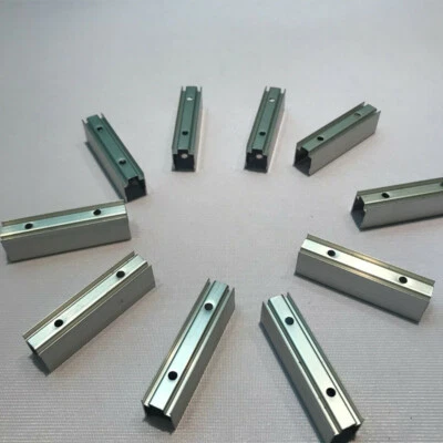 10Pcs 2" Channel Mounting Holder Aluminum Rail 2 Holes for 8X17mm LED Neon Rope - Image 1 of 4