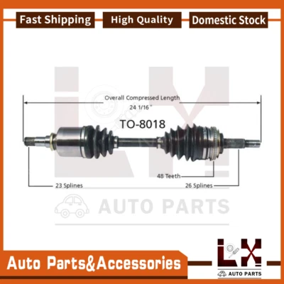 Eje delantero izquierdo CV SurTrack para Toyota Celica Corolla Prizm NUEVO Foto 1 de 4