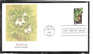 US SC # 2687 Wildflowers - Bearberry - FDC. Fleetwood Cachet . - Picture 1 of 1