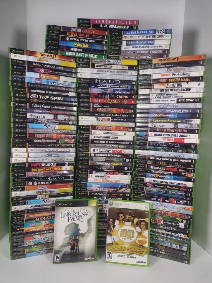 MICROSOFT XBOX GAME LOT ☆ YOU CHOOSE ☆ BUY 3 GET 1 FREE - Image 1 of 1