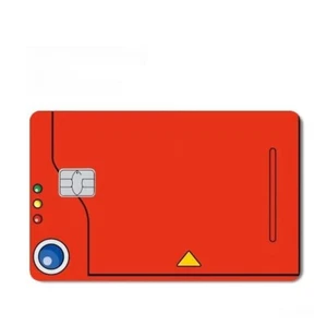 Credit Card Skin , Debit Card Sticker Cover, Pokedex Smart Card Wrap Decal - Picture 1 of 1