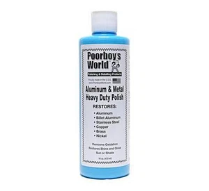Poorboys Aluminium & Metal Heavy Duty Polish -16oz / 473ml + FREE APPLICATOR PAD - Picture 1 of 1