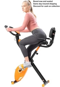 CITYSPORTS Folding Magnetic Exercise Bike Bicycle Cycling LCD Heart Rate Monitor - Picture 1 of 7