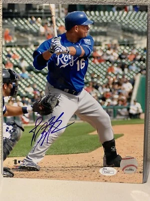 Billy Butler signed Kansas City Royals 8x10 photo JSA - Image 1 of 4