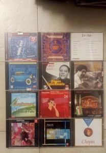 Lotto Stock 12 CD Musica Misti Santana Rock Jazz Chopin - Picture 1 of 2