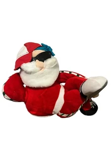 Gemmy Animated Break Dance Rapping Singing GDFR Flo Rida Santa Sunglasses Hat - Picture 1 of 12