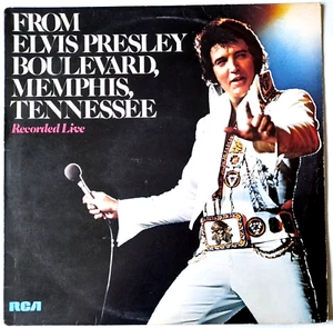 Fast neuwertig von Elvis Presley Boulevard Vinyl LP 1976 RCA orangefarbenes Etikett fast neuwertig EX+ - Bild 1 von 4