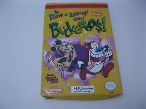 The Ren & Stimpy Show Buckeroos NES Nintendo Box and and Cart only - Picture 1 of 2