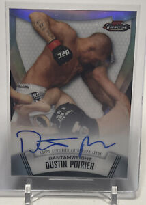 Dustin Poirier Autograph Refractor 2012 Topps Finest UFC MMA #A-DP Auto 