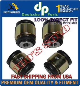 JAGUAR XK XKR Rear Lower Control Arm Fluid Hydrabushes BUSHING Bushings SET 4 - Picture 1 of 5