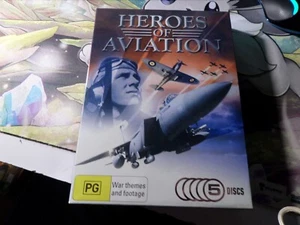 Heroes of Aviation DVD New R4 PAL 5 Disc Military Combat - Picture 1 of 2