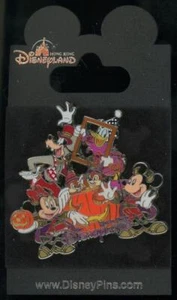 HKDL Hong Kong Halloween 2009 Mickey Minnie Donald Chip Dale Disney Pin 72800 - Picture 1 of 1