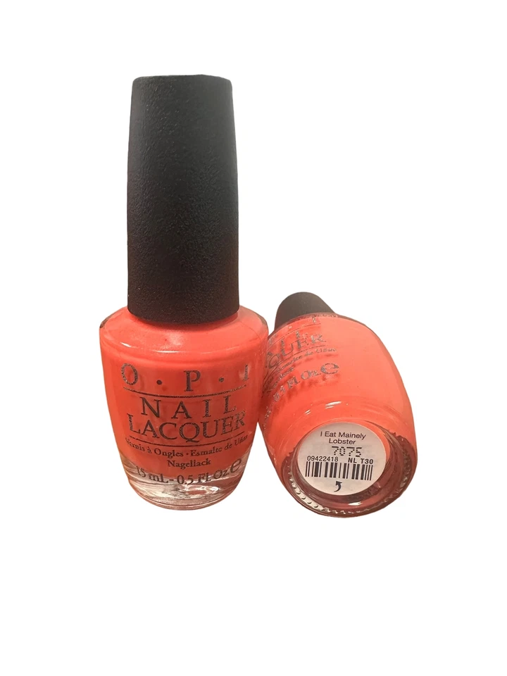 Esmalte de uñas OPI I Eat Mainely Lobster 0,5 fl oz coral colección otoño 2011 Foto 1 de 2