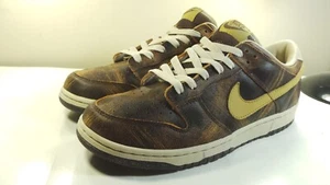 DS NIKE 2003 DUNK LOW PREMIUM 307696 271 BAROQUE BROWN 9.5 VINTAGE AIR FORCE 1 - Picture 1 of 12