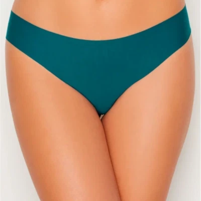 Commando Women's Butter Mid-Rise Thai Blue Thong Size: XL #1 NWT (A1) - Image 1 of 4
