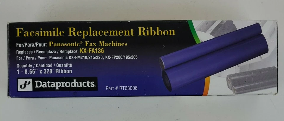 Facsimile Replacement Ribbon for Panasonic Fax Machines UX-15CR (BRAND NEW) - Image 1 of 2