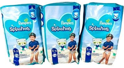 Paquete de 10 salpicaduras Pampers grandes 31 lb - LOTE de 3 Foto 1 de 4
