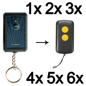 Elsema Key 301 27.145MHz FMT201/301 Garage/Gate Compatible Remote 12 Dip Switch - Picture 1 of 12