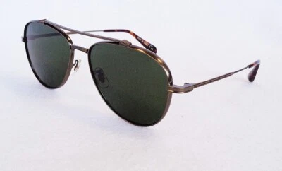 Gafas de sol OLIVER PEOPLE OV1266ST 528471 antiguas doradas/verdes titanio JAPÓN-Nuevas Foto 1 de 4