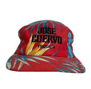 Vintage Jose Cuervo Tequila Hawaiian Snapback Baseball Hat - Picture 1 of 10