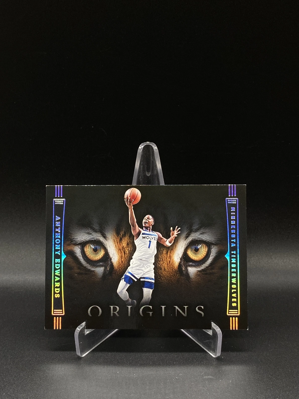 ANTHONY EDWARDS 2022-23 Panini Origins TIGER EYES CASE HIT SSP Short Print