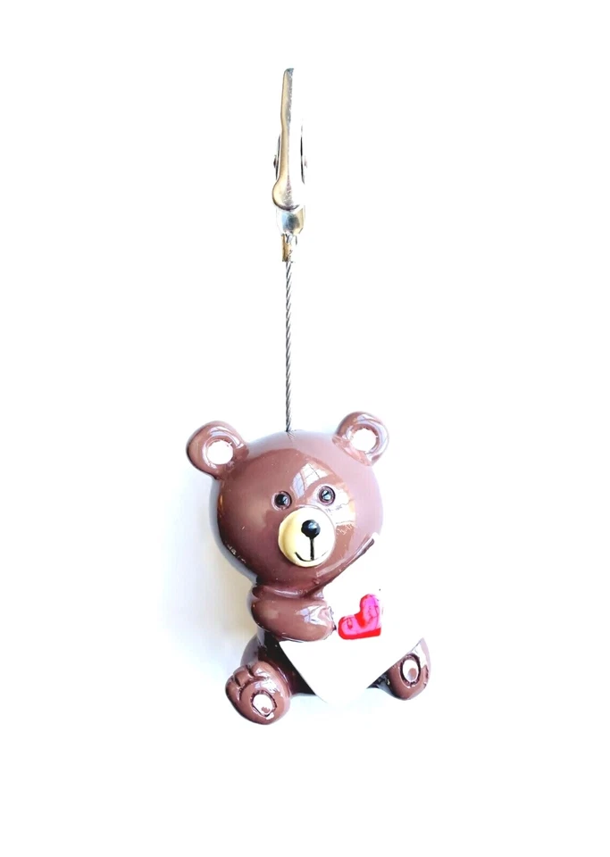 Bingo Admission Ticket Holder- Cute Bear Holding a Heart - Image 1 of 1