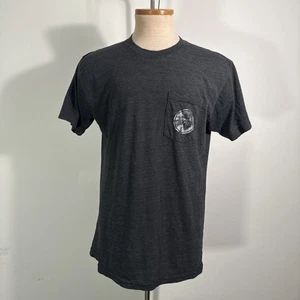 Rogue Fitness Supply Heather Gray Short Sleeve Pocket T Shirt Size L Large - Foto 1 di 13