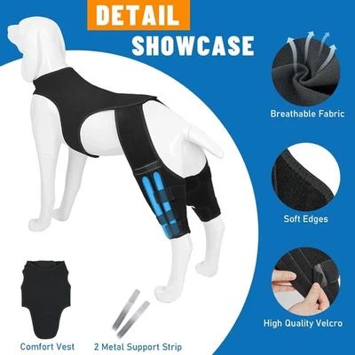 Dog Knee Brace for Torn Acl Hind Leg for Support with Cruciate Ligament Injury - Image 1 of 4