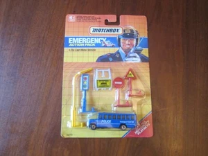 Matchbox Vintage 1990 Emergency Action Pack Polizia Carcere Unità Trasporto 88 NOS - Foto 1 di 3